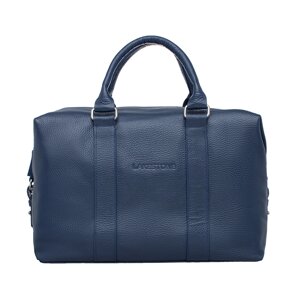 Кожаная спортивная сумка Calcott Dark Blue