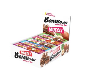 Мюсли-батончики Bombbar - Ассорти