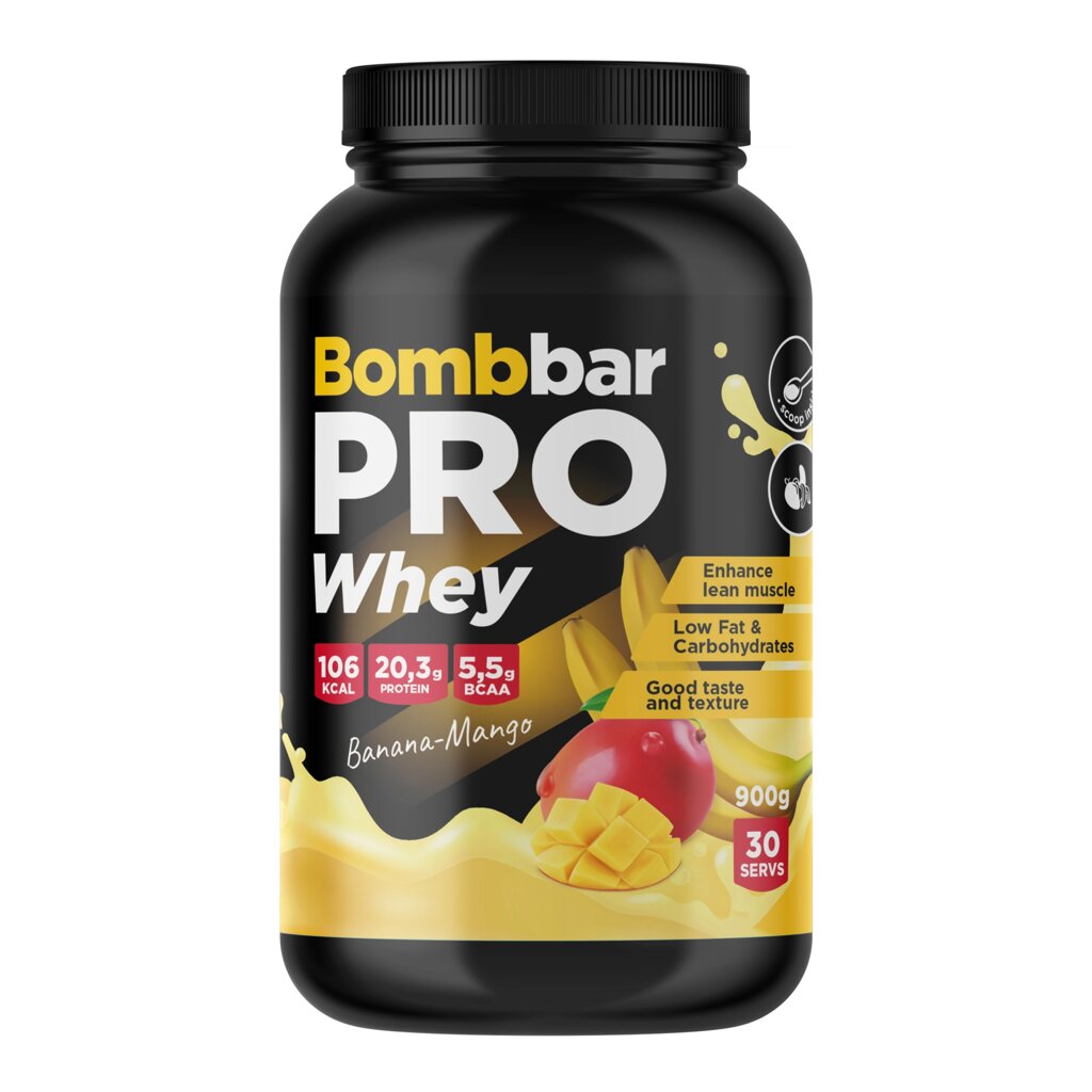 Whey Protein Pro - Банан-манго (900г) - описание