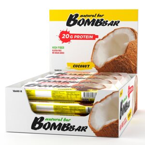 Протеиновый батончик Bombbar - Кокос (12 шт.)