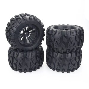 1/10 Monster Truck Wheels Шины для HPI HSP Savage XS TM Flux ZD Racing LRP RC Авто Колесные шины