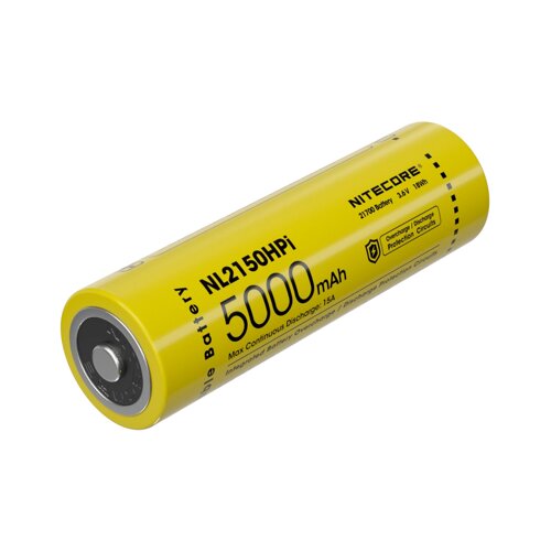 1 шт. NITECORE NL2150HPi 21700 литий-ионный Батарея 5000 мАч 15A Type-C USB зарядка аккумуляторная Батарея для фонарей E