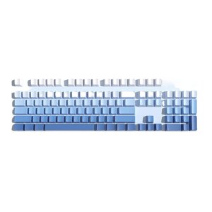 104 клавиши Gradient Blue Keycaps Set PBT OEM Profile Key Caps Подходит для 61/87/104 Клавиатура