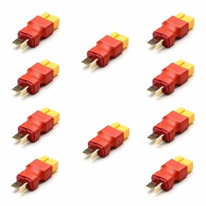 10PCS Amass XT60 Женский к T Plug Мужской адаптер Коннектор Для моделей RC