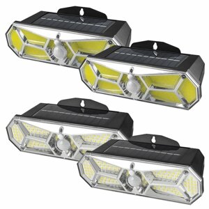 126COB/126SMD/168SMD/161COB Split Солнечная Настенный светильник Индукция человеческого тела IP65 Водонепроницаемы На от