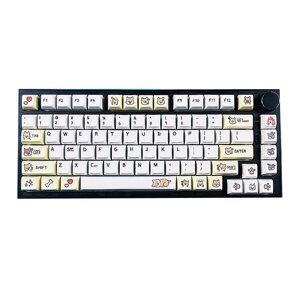 129 ключей Cute Собака Набор ключей Shiba Inu Theme XDA Profile PBT Dye Sublimation Keycaps для Механический Клавиатура