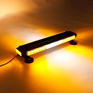 12V 144W 42 LED Amber Double Side Side Traffic Advisor Строб Flash Свет Бар Аварийное освещение Магнитный Универсальный