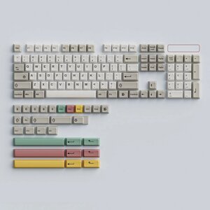 133 клавиши Retro 9009 PBT Keycap Set XDA Profile Sublimation Keycaps для клавиатур Механический