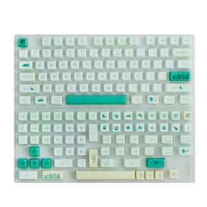 138 Keys Botanical Сад PBT Keycap Set XDA Profile Sublimation Custom Keycaps для клавиатур Механический