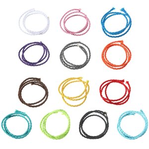 1M цвета поделки твист плетеный ткани гибкий кабель провод шнура год сбора винограда электрический свет лампы