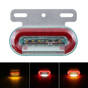 1PC 12LED 12V Flowing LED Side Marker Signal Light Indicator для грузовых прицепов