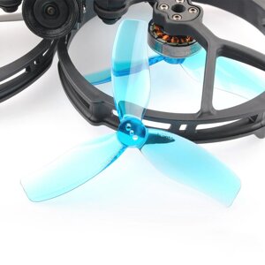 2 пары HQProp Воздуховод-T90ммx3 Propeller Blue CW CCW для Geprc Cinelog35 Cinewhoop FPV Racing RC Дрон