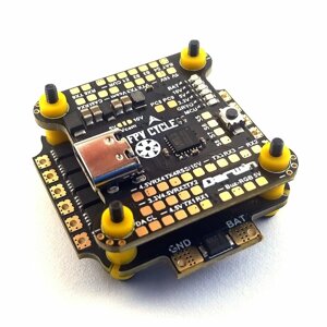 25,5x25,5 мм DarwinFPV FPVCycle Whoop Stack F722 Flight Controller 3-6S 45A ESC для FPV Racing RC Дрон