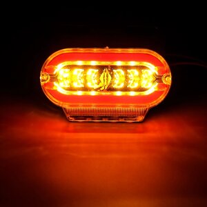 29LED 24V мигающий боковой маркерный светильник-сигнальная лампа для грузовых прицепов