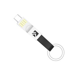 2A USB-A к iP/Type-C/кабель для зарядки Micro USB Передача данных Медь Основная линия длиной 0,13 м для iPhone 12 13 14