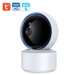 2MP Smart Tuya Security камера Беспроводная PTZ IP-камера IR Ночное видение Обнаружение движения Двусторонняя телефонная