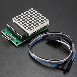 2шт MAX7219 Dot Matrix MCU LED Дисплей Модуль управления Набор