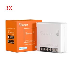 3 шт. SONOFF ZBMINI Zigbee3.0 Двухстороннее приложение Smart Switch Дистанционное Управление через eWeLink Поддержка Sma