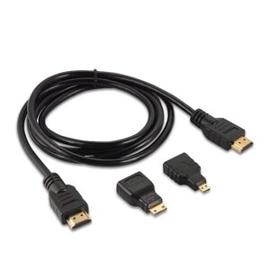 3 В 1 1,5 м HDMI HD-кабель micro HDMI коннектор HDMI-адаптер 4K HD-кабель для PS3 HDTV DVD XBOX PC pro
