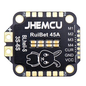 30,5x30,5 мм JHEMCU RuiBet 45A 3-6S BLHELI_S 4 в 1 Бесколлекторный Регулятор скорости Dshot600 для RC Дрон FPV Racing