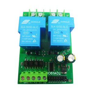 30A 12V 24V DC Мотор Релейная плата контроллера Передний и задний контрольный предельный переключатель пуска и остановки