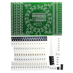 3Pcs DIY SMD Вращающийся LED Компоненты SMD Пайка Практика обучения навыкам тренировки Набор