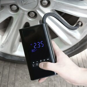 4000mAh Беспроводной цифровой портативный автомобильный насос для воздуха Мини 12V Насос для накачивания шин без шнура Р