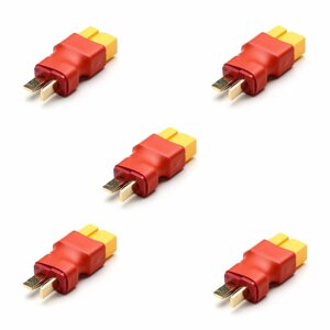 5PCS Amass XT60 Женский до T Plug Мужской адаптер Коннектор Для моделей RC