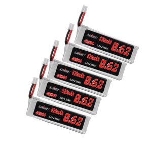 5Pcs URUAV 3.8V 620mah 40C / 80C 1S HV 4.35V lipo батарея PH2.0 штекер для FPV RC дрон