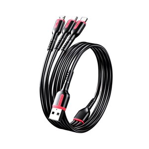 6A 66W USB-A to IP/Type-C/Микро USB Кабель для быстрой зарядки и передачи данных Медь Core Line 1M/2M Long для iPhone 12