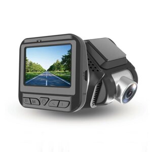 A500 2-дюймовый двухобъективный 1080P автомобильный видеорегистратор Dash Cam HDR ночного видения Детектор движения G-се
