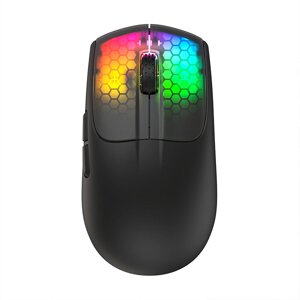 Attack Shark X5RGB Tri-mode Wireless Gamer Мышь RGB 800-4000DPI Type-C Проводная 2.4G + BT5.0 6-кнопочная игровая мышь 3