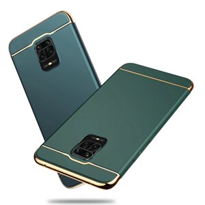 Bakeey Ultra-thin 3 in 1 Luxury Plating PC Hard Back Cover Protective Чехол для Xiaomi Redmi Note 9S / Redmi Note 9 Pro