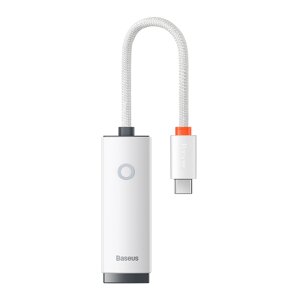 Baseus 100 м/1000 м USB-C на RJ45 Ethernet-адаптер LAN-порт для MacBook Pro для Samsung Galaxy S21 5G для XIAOMI 12