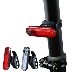 BIKIGHT велосипед задний фонарь портативный супер яркий 4 режима USB перезаряжаемый Предупреждение безопасности задний ф