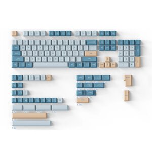 DAGK 143 Keys Weather PBT Keycap Set Cherry Profile Sublimation Custom Keycaps для Механический Клавиатура