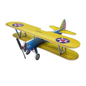 Dancing Wings Hobby E25 Stearman PT-17 Kaydet 450 мм Размах крыльев PP Материал RC Самолет Биплан Летающее крыло КОМПЛЕК