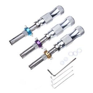 DANIU 3Pcs Tubular 7 Pins Замок Pick Инструмент Замокsmith Инструмент Замок Pick Set