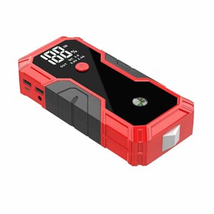 ДН-13 1200A 18000mAh Авто JУМЗ Sтартер Power Bank Emergency Батарея Booster с фонариком Compass Safety Hammer для газоди