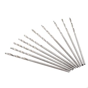 Drillpro 10Pcs 0.4-2.0mm Drill Bit HSS High Speed Steel Straight Shank Twist Дрель Bit For Hand Twist Дрель