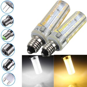 E17 / E11 / E12 / E14 / BA15d / G4 / G9 3.5 Вт 152 SMD 3014 с регулируемой яркостью теплый белый / белый кукуруза свет л