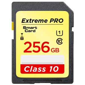 Экстрим Pro SD-карта 256 ГБ 128 ГБ 64GB 32GB Flash Карта памяти C10 Высокоскоростная карта SDXC SDHC для Canon для Sony