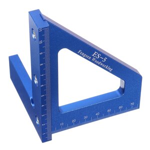 ЭС-5 Многофункциональная линейка для деревообработки из алюминиевого сплава 3D Угловая маркировка под углом Т-образная л