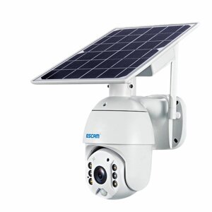 ЭСКАМ QF280 1080P Облачное хранилище PT WI-FI PIR Тревога IP камера с панелью Солнечная Полноцветное ночное видение Двус