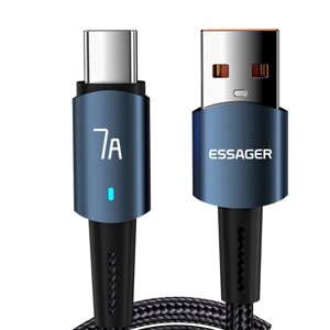 Эссагер 7A USB-A to тип-C кабель QC VOOC IQOO SCP AFC fast charging data transmission copper core line 0.5M/1M/2M/3M lon