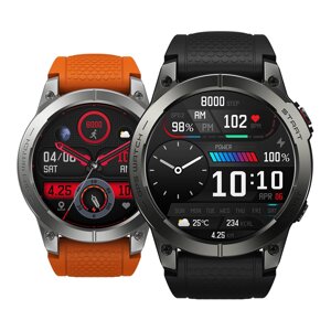 [Флагман 2023] Зеблейз Stratos 3 Premium GPS Смарт Watch 1,43 дюйма Ultra 466*466 пикселей HD AMOLED Дисплей Встроенный