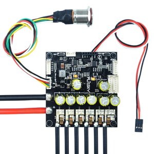 Flipsky Dual FSESC6.6 6.7 Pro Plus Регулятор скорости ESC с кнопкой питания Алюминий Чехол Радиатор для автомобилей с ра