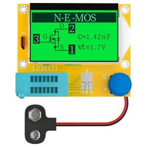 FNIRSI LCR-T4 Измеритель ESR Тестер транзисторов Диод Триод Емкость SCR Индуктивность