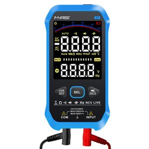 FNIRSI-S1 9999 Counts Digital Мультиметр AC DC Voltage Resistance Capacitance Diode NCV Hertz Live Wire Tester with Ther