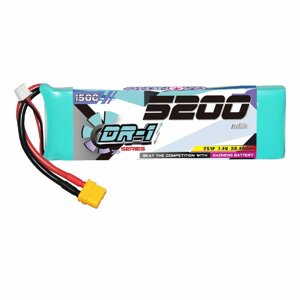 Gaoneng 7,4 В 5200 мАч 150C 2S LiPo Батарея XT60 Plug/T Plug для 1/8 1/10 RC автомобилей